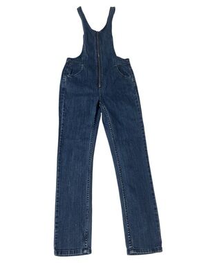 Free People Jax Denim Zip-Front Women's Overalls